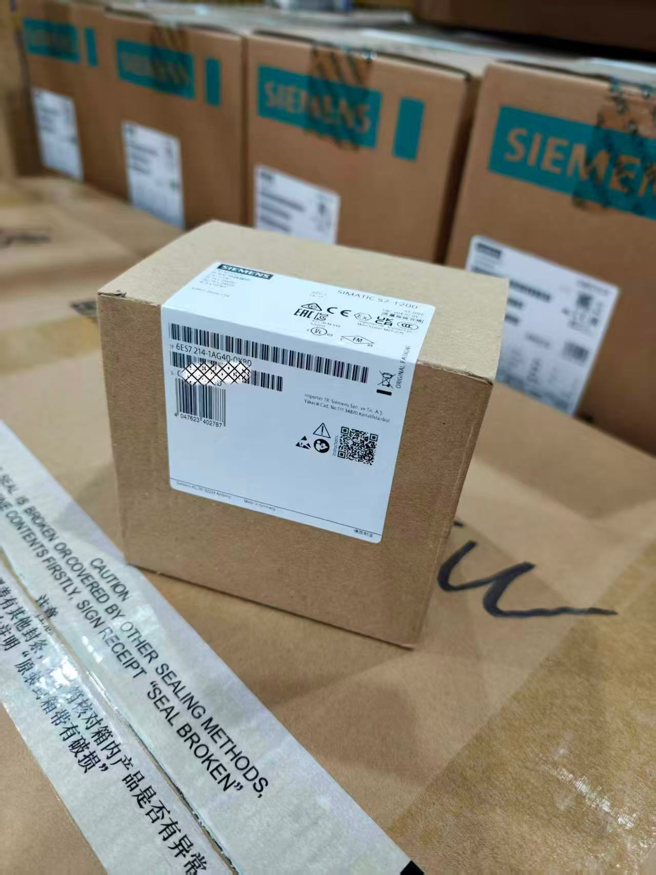 6ES7214-1AG40-0XB0 label and package photo