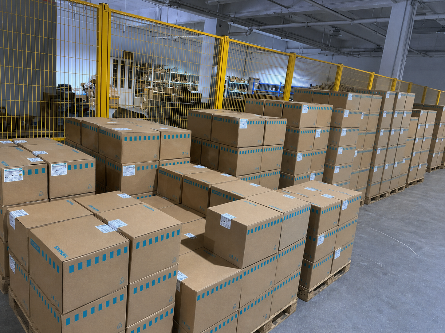 Siemens warehouse stock photo